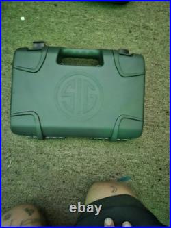 Sig Sauer P320 Case With Foam Padding and Sig Sauer Large Size grip mod