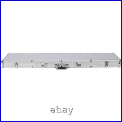 Silver New Framed Locking Gun Pistol HandGun Lock Box Hard Storage Carry Case Silver New Framed Locking Gun Pistol HandGun Lock Box Hard Storage Carry Case