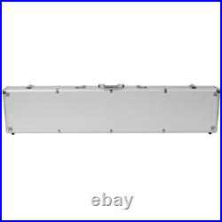 Silver New Framed Locking Gun Pistol HandGun Lock Box Hard Storage Carry Case Silver New Framed Locking Gun Pistol HandGun Lock Box Hard Storage Carry Case