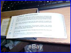 Silver Smith Wesson Box 15-3 + Papers Warranty Card 1975 Ship Free