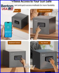 Smart Gun Safe for Multiple Pistols Automatic Lock Safe Box with LCD Display/V