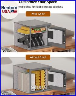Smart Gun Safe for Multiple Pistols Automatic Lock Safe Box with LCD Display/V