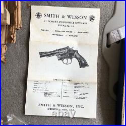 Smith & Wesson. 22 Combat Masterpiece Pre-Model 18 / Early 18 Box S&W K-22 50s