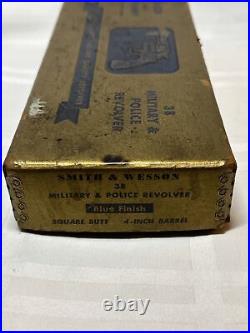 Smith & Wesson 38 Military & Police Revolver Gold Box