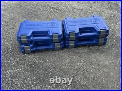 Smith & Wesson M&P 45 series OEM Blue Case With Lock Keys Lot Of 4! All 4