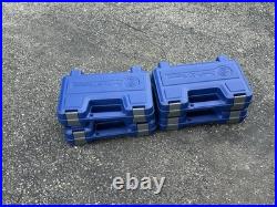 Smith & Wesson M&P 45 series OEM Blue Case With Lock Keys Lot Of 4! All 4