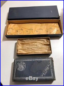 Smith & Wesson S&W Blue 22/32 Kit Gun Factory 2 Piece Box Lot Empty Original Vtg