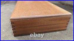 Smith & Wesson S&W style wood presentation case, hardwood, foam interior