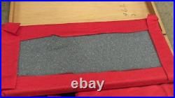 Smith & Wesson S&W style wood presentation case, hardwood, foam interior
