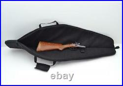 Soft Padded Tactical Rifle Shotgun Gun Carrying Safe Case Bag withPouch Black New