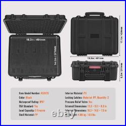 Spacious 6 Pistol Hard Case, Waterproof & Dustproof with Pre-Cut Lining