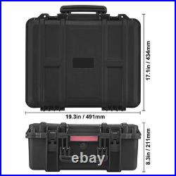 Spacious 6 Pistol Hard Case, Waterproof & Dustproof with Pre-Cut Lining