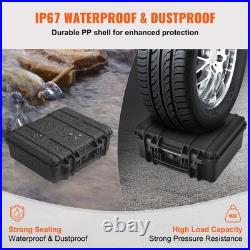 Spacious 6 Pistol Hard Case, Waterproof & Dustproof with Pre-Cut Lining