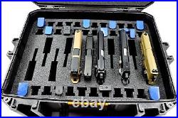 Special New 11 pistol handgun gun +36 mags foam for your Pelican Vault v550 case