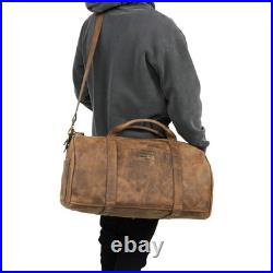 Springfield Armory Custom Leather Duffle/Overnight Bag New with tags