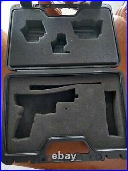 Springfield Armory XD9 XD9301HCSP06 9mm Hard Plastic Case Pistol Box & Padding
