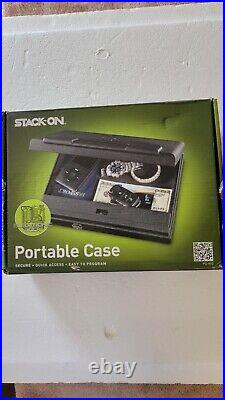 Stack-On PC-650 Portable Security Case Locking Steel Box Padded