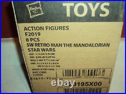 Star Wars Factory Sealed Case Of 8 Retro Collection The Mandalorian 3.75 Figure