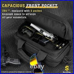 Sunfiner Master Series Soft Pistol Case for Handgun Double Scoped Premium Ran