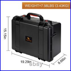 TIGERKING Pistol Case for Multi Handguns Waterproof Hard Shell Handgun Case