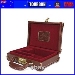 TOURON Leather Handgun Box Pistol Revolver Storage Case Fit for Glock, S&W Pistol TOURON Leather Handgun Box Pistol Revolver Storage Case Fit for Glock, S&W Pistol