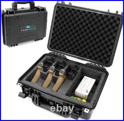 TSA Approved 3 Pistol Case 16 IPX7 Waterproof Handgun Case for 3 Handguns and