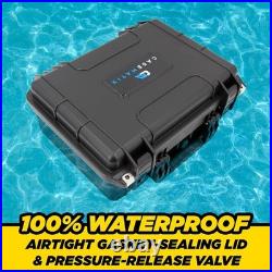 TSA Approved 3 Pistol Case 16 IPX7 Waterproof Handgun Case for 3 Handguns and