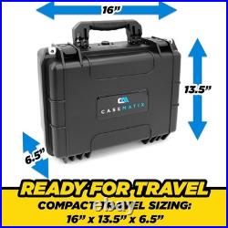 TSA Approved 3 Pistol Case 16 IPX7 Waterproof Handgun Case for 3 Handguns and