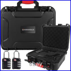 TSA Approved Gun Case Lockable for 1-4 Pistols, Waterproof Pistol Carrying Case