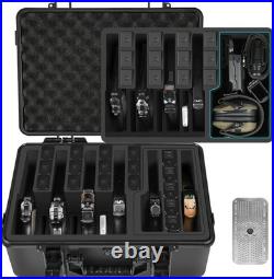TSA Approved Gun Case for Pistol Holds Multiple Handguns Case Air Travel Har