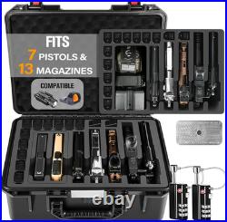 TSA Approved Gun Case for Pistol Holds Multiple Handguns Case Air Travel Har