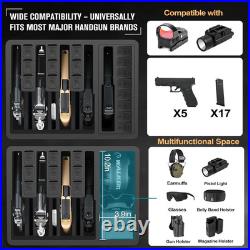 TSA Approved Gun Case for Pistol Holds Multiple Handguns Case Air Travel Har