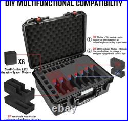 TSA Approved Gun Case for Pistol Holds Multiple Handguns Case Air Travel Har