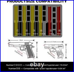TSA Approved Gun Case for Pistol Holds Multiple Handguns Case Air Travel Har