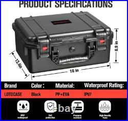 TSA Approved Gun Case for Pistol Holds Multiple Handguns Case Air Travel Har