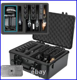 TSA Approved Gun Case for Pistol Holds Multiple Handguns Case Air Travel Hard Sh