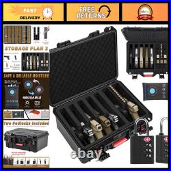TSA Approved Hard Shell Gun Case for Multiple Handguns Waterproof, Dustproof