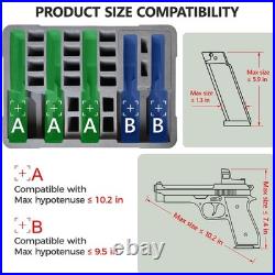 TSA Approved Hard Shell Gun Case for Multiple Handguns Waterproof, Dustproof