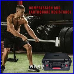 TSA Approved Pistol Case Waterproof IP68 Hard Travel Gun Storage for 5 Handgun