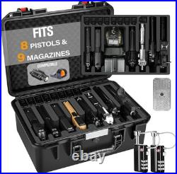 TSA Approved Pistol Case for Multiple Handguns Waterproof Hard Gun Case with P
