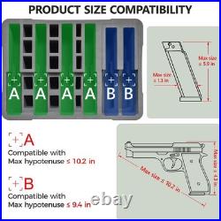 TSA Approved Pistol Gun Case for Multiple Handguns Hard Shell Waterproof &