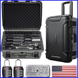 TSA Approved Pistol Gun Case for Multiple Handguns Hard Shell Waterproof & Dus