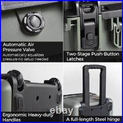 TSA Approved Pistol Gun Case for Multiple Handguns Hard Shell Waterproof & Dus