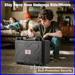 TSA Approved Pistol Hard Shell Case, Tsa Pistol Case Holds 6 Pistols & 11 Magazin TSA Approved Pistol Hard Shell Case, Tsa Pistol Case Holds 6 Pistols & 11 Magazin