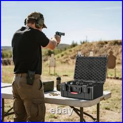 TSA Approved Pistol Hard Shell Case, Tsa Pistol Case Holds 6 Pistols & 11 Magazin TSA Approved Pistol Hard Shell Case, Tsa Pistol Case Holds 6 Pistols & 11 Magazin