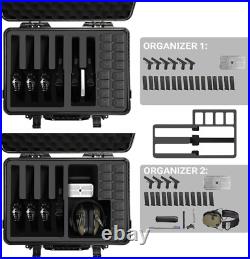 TSA Pistol Case for 6 Hand Guns Holds 6 Pistol Case & 24 Magazines, Pre-cut Ca TSA Pistol Case for 6 Hand Guns Holds 6 Pistol Case & 24 Magazines, Pre-cut Ca