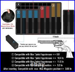 TSA Pistols Gun Case for 8 Handguns Holds 8 Pistols & 13 Magazines, Pre-cut Wa TSA Pistols Gun Case for 8 Handguns Holds 8 Pistols & 13 Magazines, Pre-cut Wa