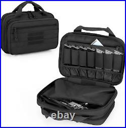 Tactical 2-Gun Range Bag Mag Magazine Handgun Pistol Soft Case Carry Storage New