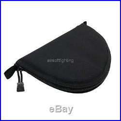 Tactical Black Soft Padded Pistol Case Rug Pouch Bag Hand Gun Storage Hunting