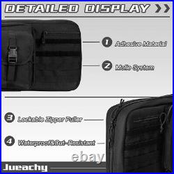 Tactical Double Long Gun Bag Case Backpack withPistol Handgun Case, Lockable Zipper Tactical Double Long Gun Bag Case Backpack withPistol Handgun Case, Lockable Zipper